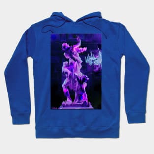 Vaporwave greek glitch statue Hoodie